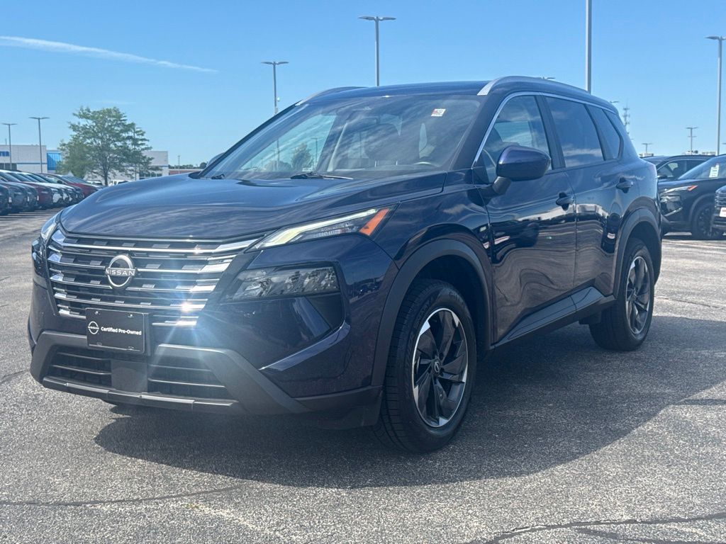 Deep Ocean Blue Pearl 2025 Nissan Rogue SUV / Crossover All-Wheel Drive Continuously Variable Transmission