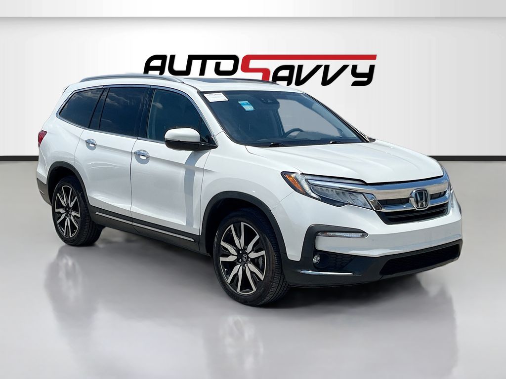 2021 Honda Pilot Elite White at Emmons Autoplex