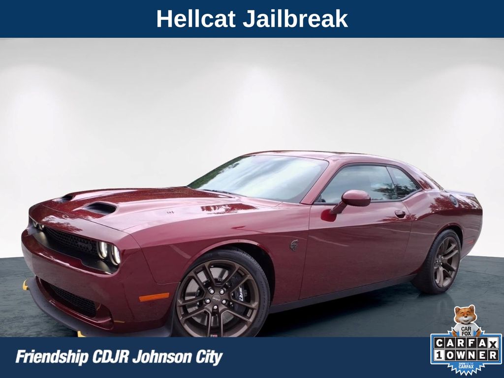 Octane Red Pearlcoat 2023 Dodge Challenger Coupe Rear-Wheel Drive 8-Speed Automatic