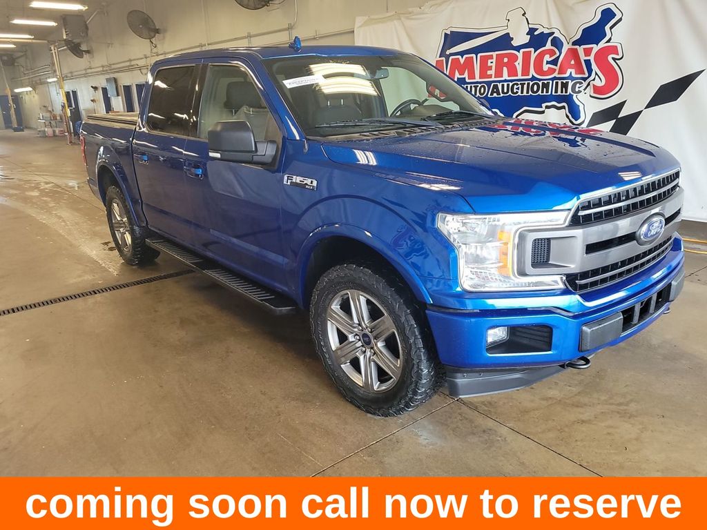 Blue 2018 Ford F-150 Pickup Truck Automatic