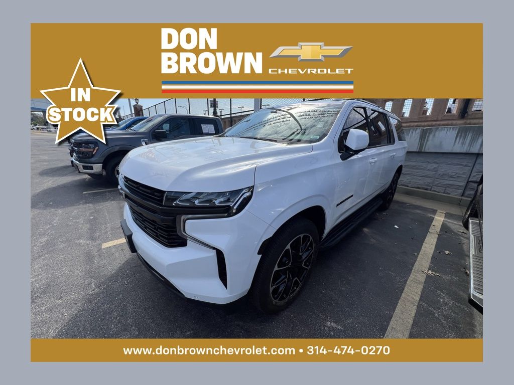 Summit White 2023 Chevrolet Suburban RST 4WD SUV / Crossover Four-Wheel Drive