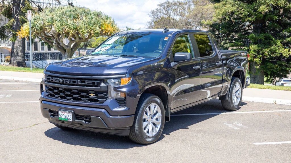 Used 2022 Chevrolet Silverado 1500 Custom 4D Crew Cab