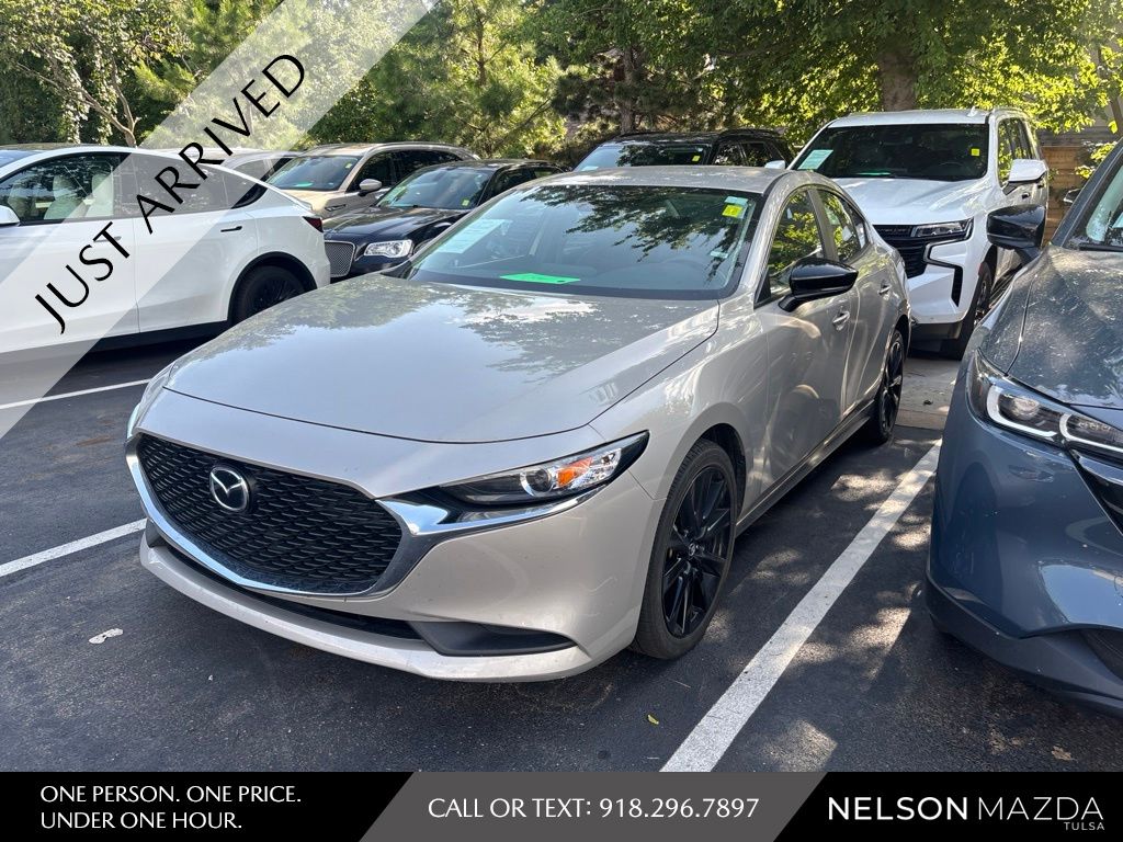 Gray (Platinum Quartz Metallic) 2025 Mazda MAZDA3 Sedan Front-Wheel Drive 6-Speed Automatic