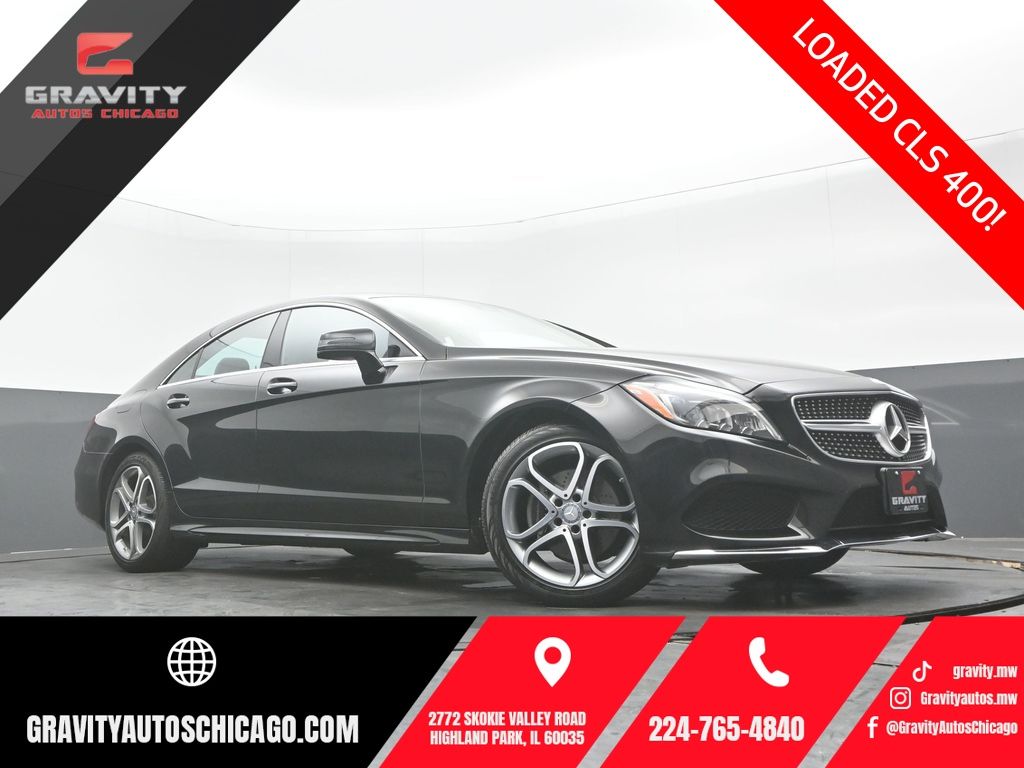 Black 2016 Mercedes-Benz CLS Sedan All-Wheel Drive 7-Speed Automatic