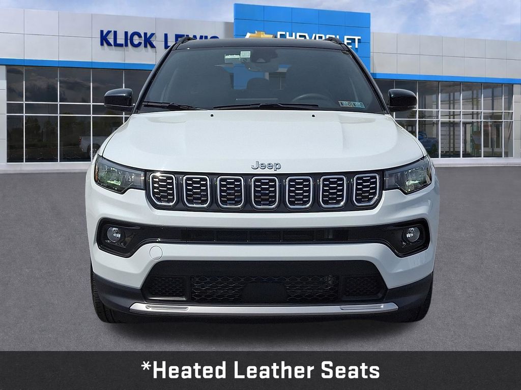 2025 Jeep Compass Limited White at South Hills CDJR