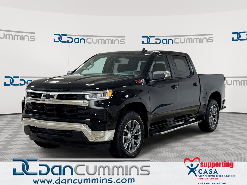 Black 2026 Chevrolet Silverado 1500 Pickup Truck Four-Wheel Drive Automatic