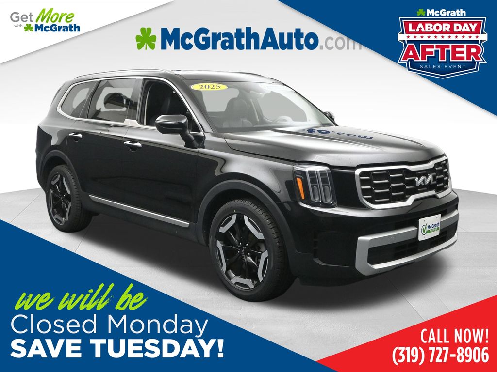 Ebony Black 2025 Kia Telluride SUV / Crossover All-Wheel Drive 8-Speed Automatic