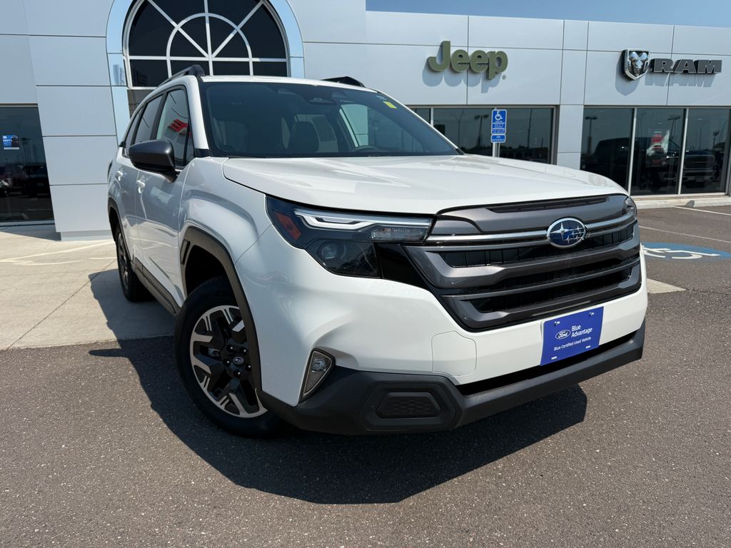 Crystal White Pearl 2026 Subaru Forester SUV / Crossover All-Wheel Drive Continuously Variable Transmission