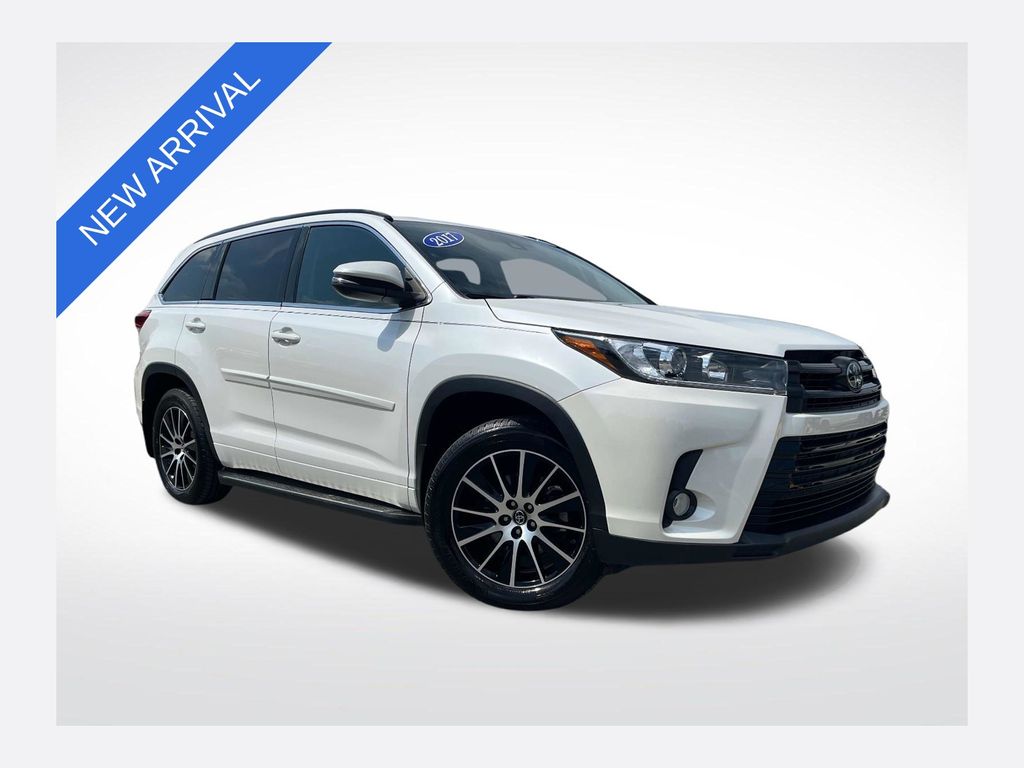 White (Blizzard Pearl) 2017 Toyota Highlander SUV / Crossover All-Wheel Drive 8-Speed Automatic