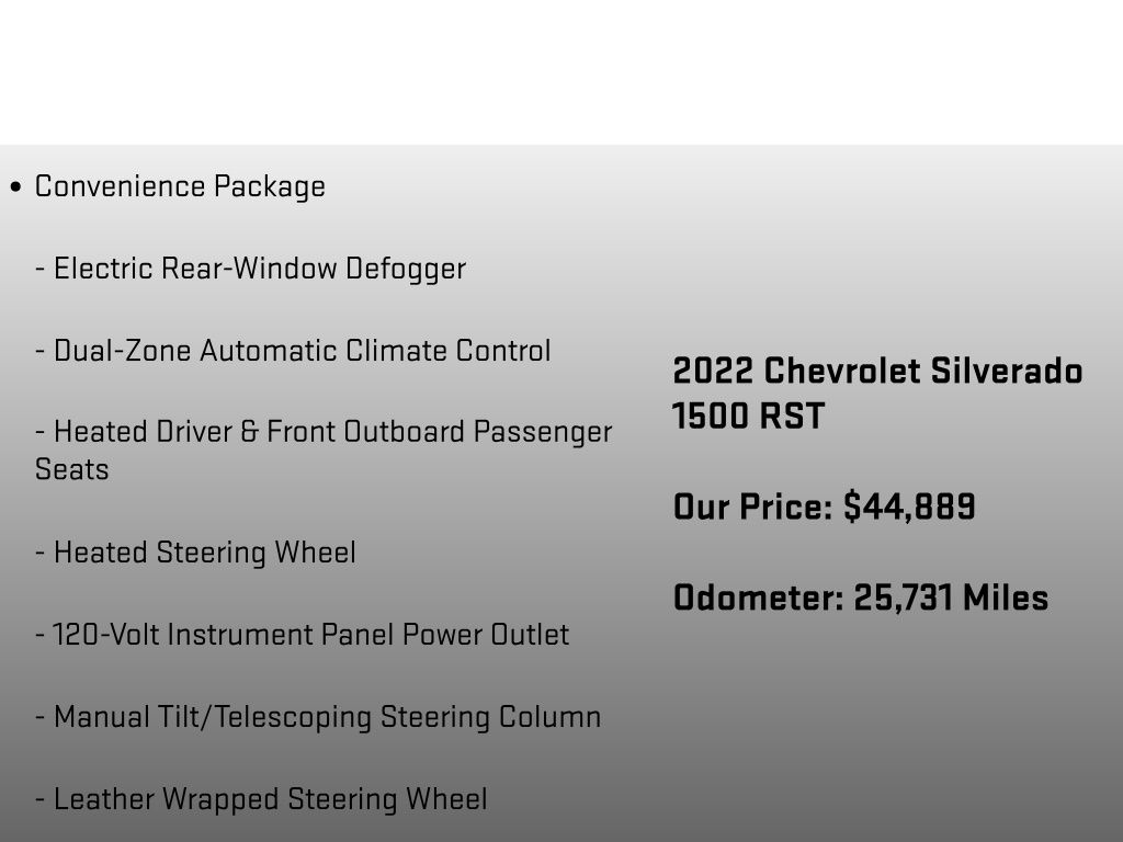 2022 Chevrolet Silverado 1500 RST Gray at Auto Express Mitsubishi