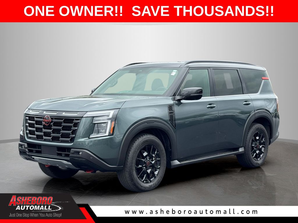 Alpine Metallic/Super Black 2025 Nissan Armada PRO-4X 4WD SUV / Crossover Four-Wheel Drive 9-Speed Automatic