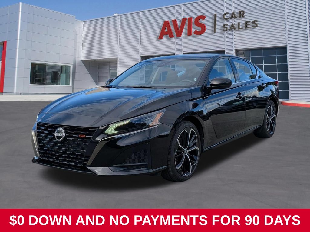 Super Black 2025 Nissan Altima Sedan Front-Wheel Drive Continuously Variable Transmission