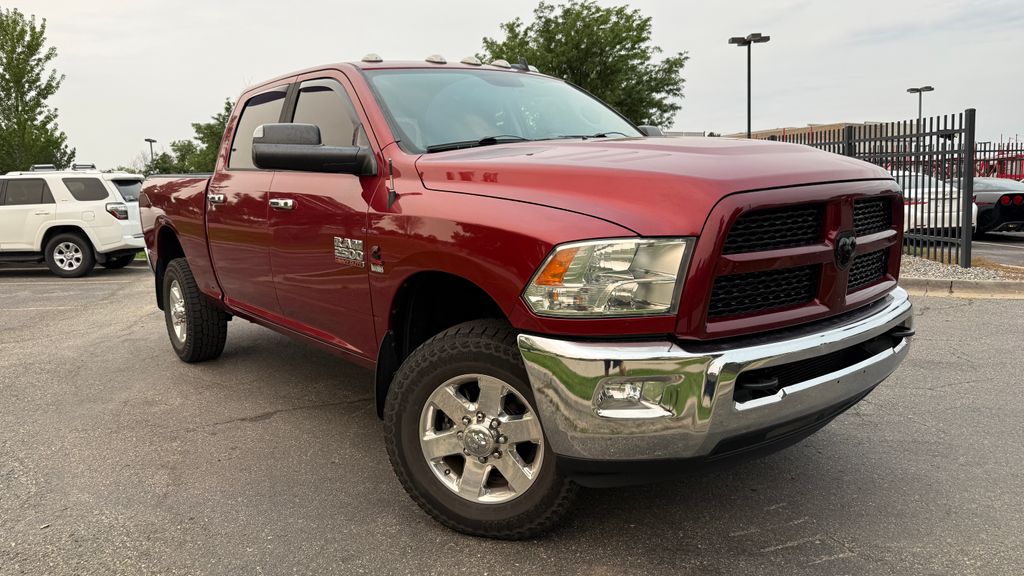 Deep Cherry Red Crystal Pearlcoat 2014 RAM 2500 Pickup Truck Four-Wheel Drive 6-Speed Automatic