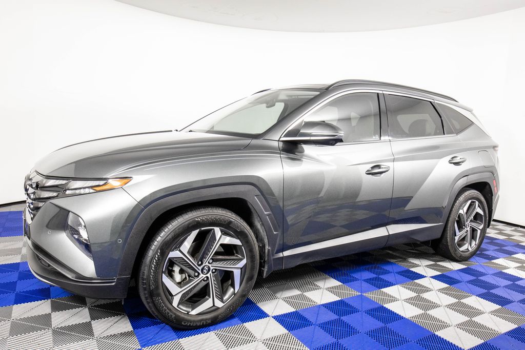 Amazon Gray 2022 Hyundai Tucson Limited FWD SUV / Crossover Front-Wheel Drive 8-Speed Automatic