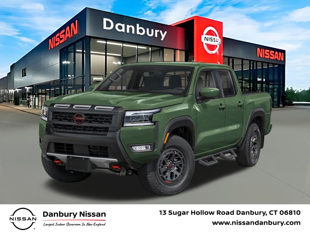 Tactical Green Metallic 2026 Nissan Frontier Pickup Truck Four-Wheel Drive 9-Speed Automatic Overdrive