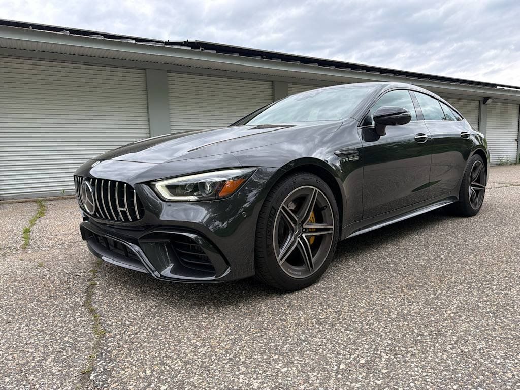 Graphite Gray Metallic 2019 Mercedes-Benz AMG GT Coupe All-Wheel Drive 9-Speed Automatic