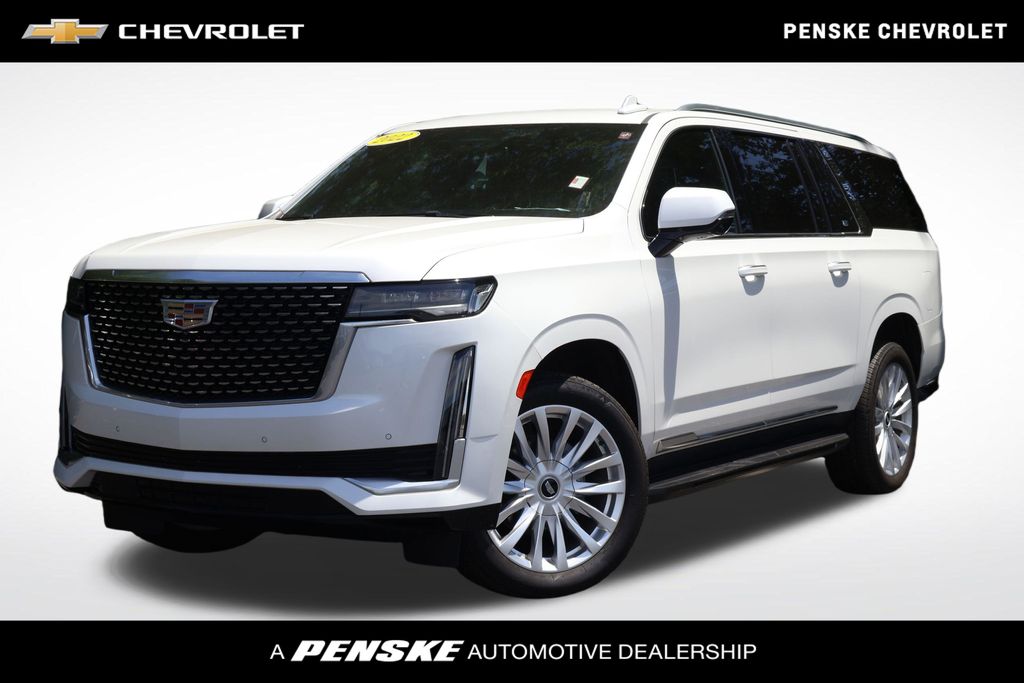 Crystal White 2022 Cadillac Escalade ESV Luxury 4WD SUV / Crossover Four-Wheel Drive