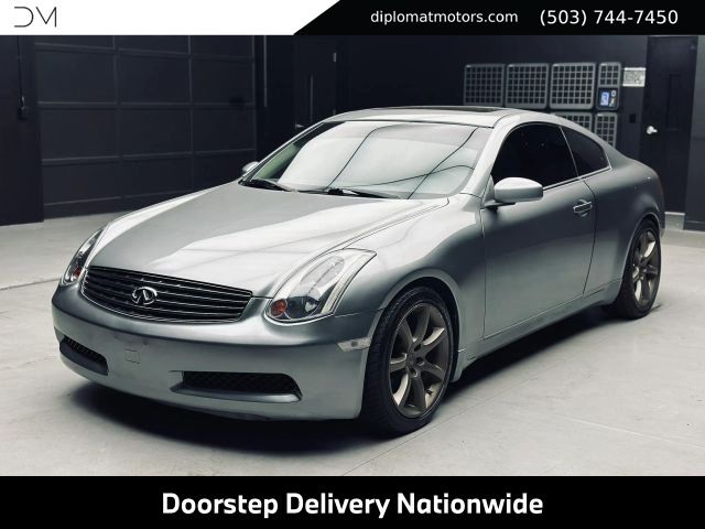 Gray (Diamond Graphite Metallic) 2004 INFINITI G35 Coupe Rear-Wheel Drive 5-Speed Automatic Overdrive