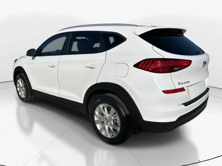 2021 White Cream Hyundai Tucson Value FWD SUV