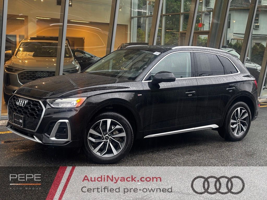 Mythos Black Metallic 2023 Audi Q5 SUV / Crossover All-Wheel Drive 7-Speed Automatic