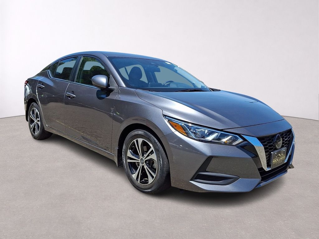 Gray (Gun Metallic) 2023 Nissan Sentra SV FWD Sedan Front-Wheel Drive Continuously Variable Transmission