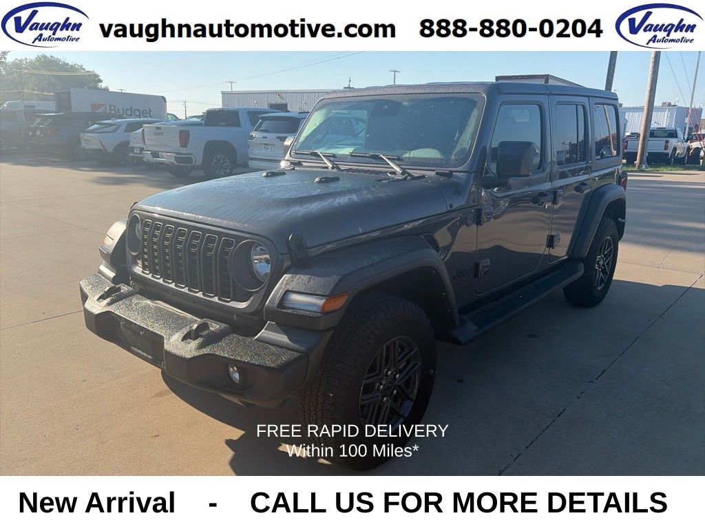 Gray (Granite Crystal Metallic Clearcoat) 2025 Jeep Wrangler SUV / Crossover Four-Wheel Drive 8-Speed Automatic