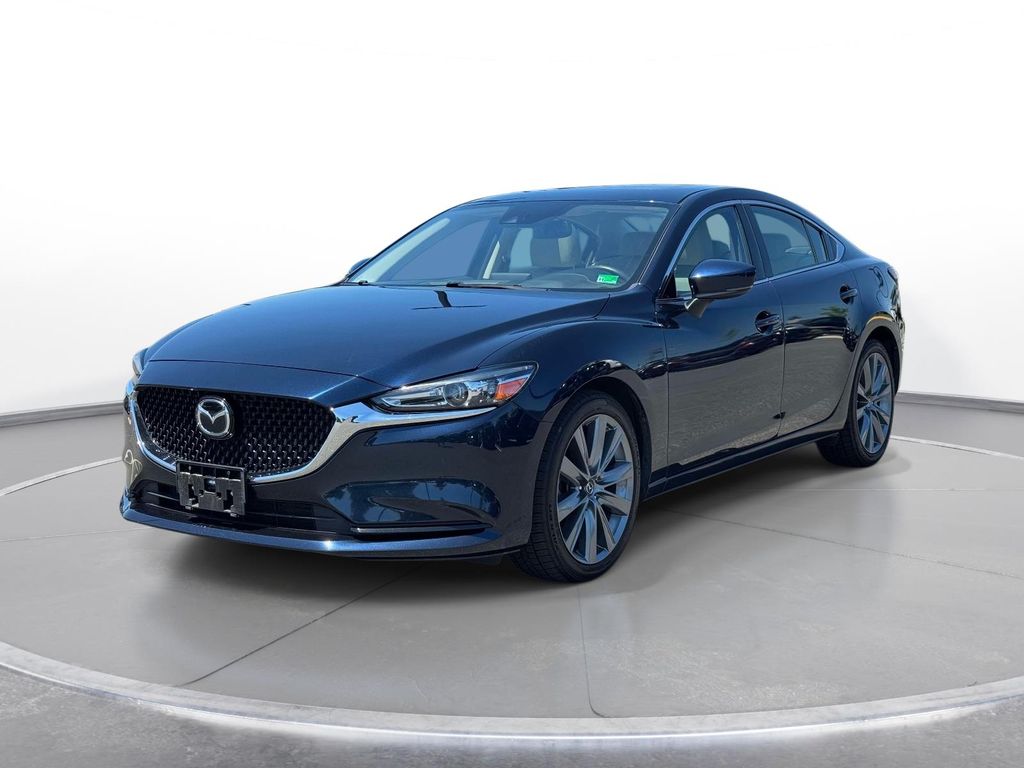 Crystal Blue 2020 Mazda MAZDA6 Grand Touring FWD Sedan Front-Wheel Drive 6-Speed Automatic