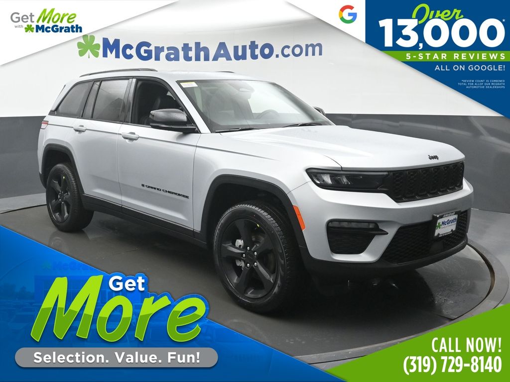 Silver Zynith 2025 Jeep Grand Cherokee Limited 4WD SUV / Crossover Four-Wheel Drive 8-Speed Automatic