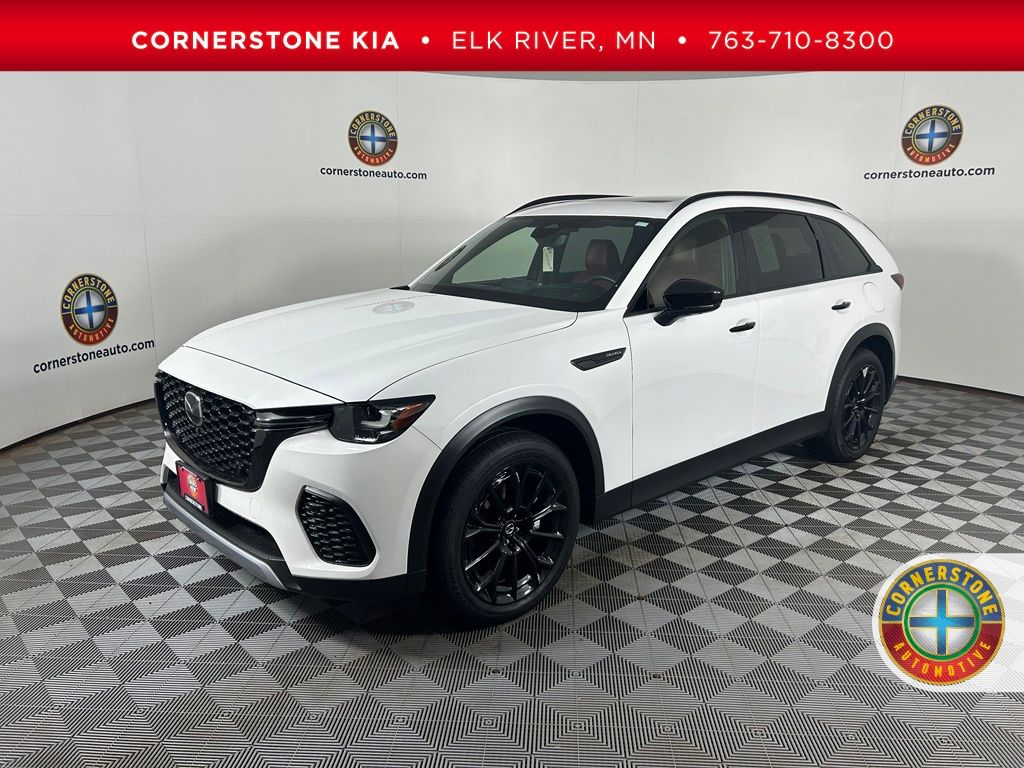 Rhodium White Premium 2025 Mazda CX-70 SUV / Crossover All-Wheel Drive 8-Speed Automatic