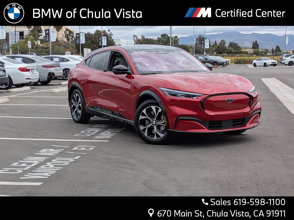 Red Metallic 2022 Ford Mustang Mach-E Premium AWD SUV / Crossover All-Wheel Drive Automatic