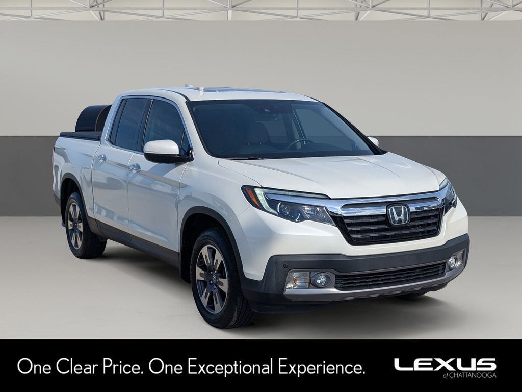 White Diamond Pearl 2019 Honda Ridgeline Pickup Truck All-Wheel Drive 6-Speed Automatic