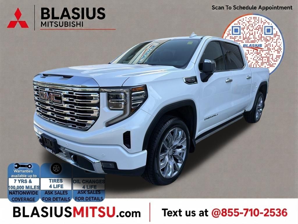 White 2023 GMC Sierra 1500 Pickup Truck Four-Wheel Drive Automatic