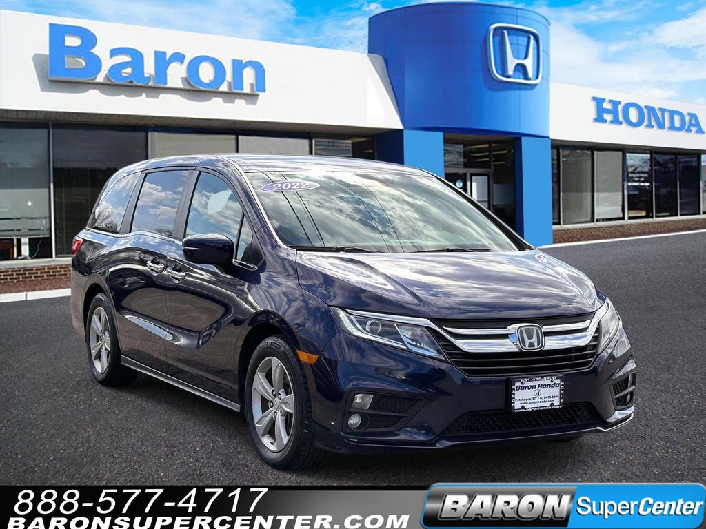 Blue 2018 Honda Odyssey EX FWD Minivan Front-Wheel Drive 9-Speed Automatic