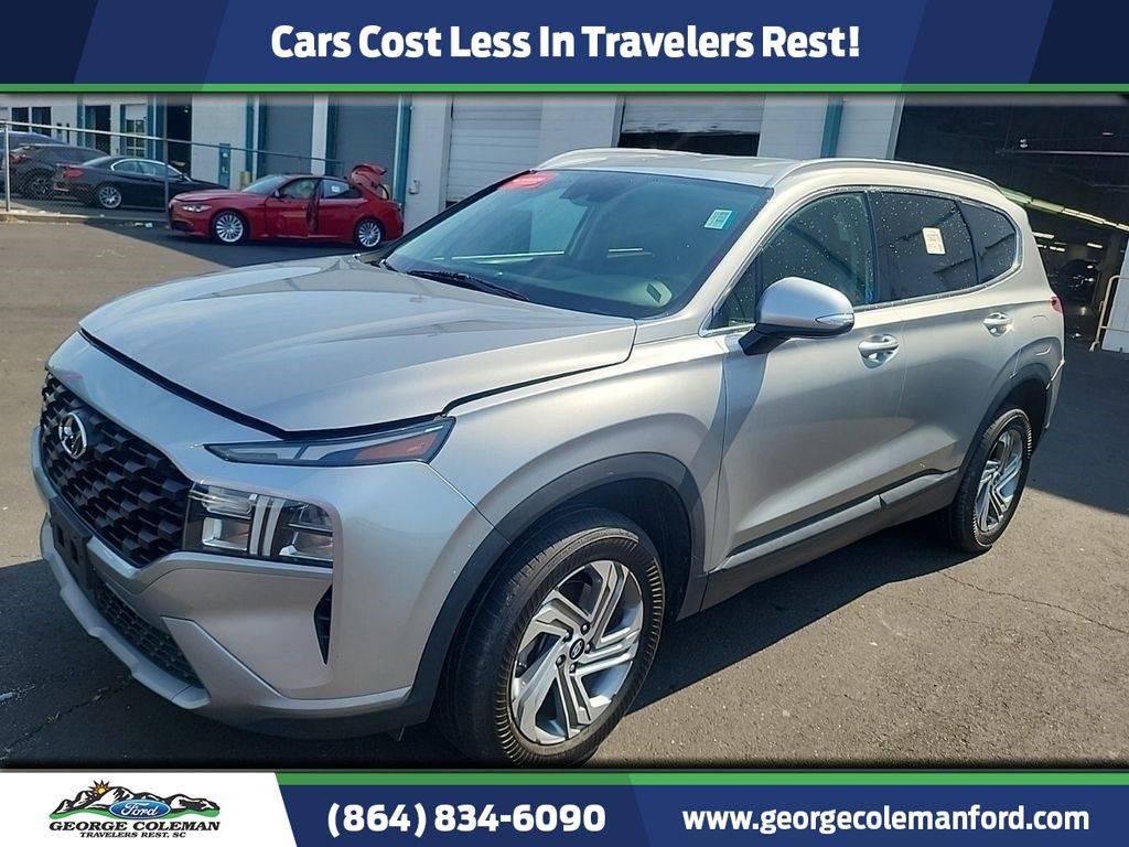 Shimmering Silver Pearl 2023 Hyundai Santa Fe SEL AWD SUV / Crossover All-Wheel Drive 8-Speed Automatic