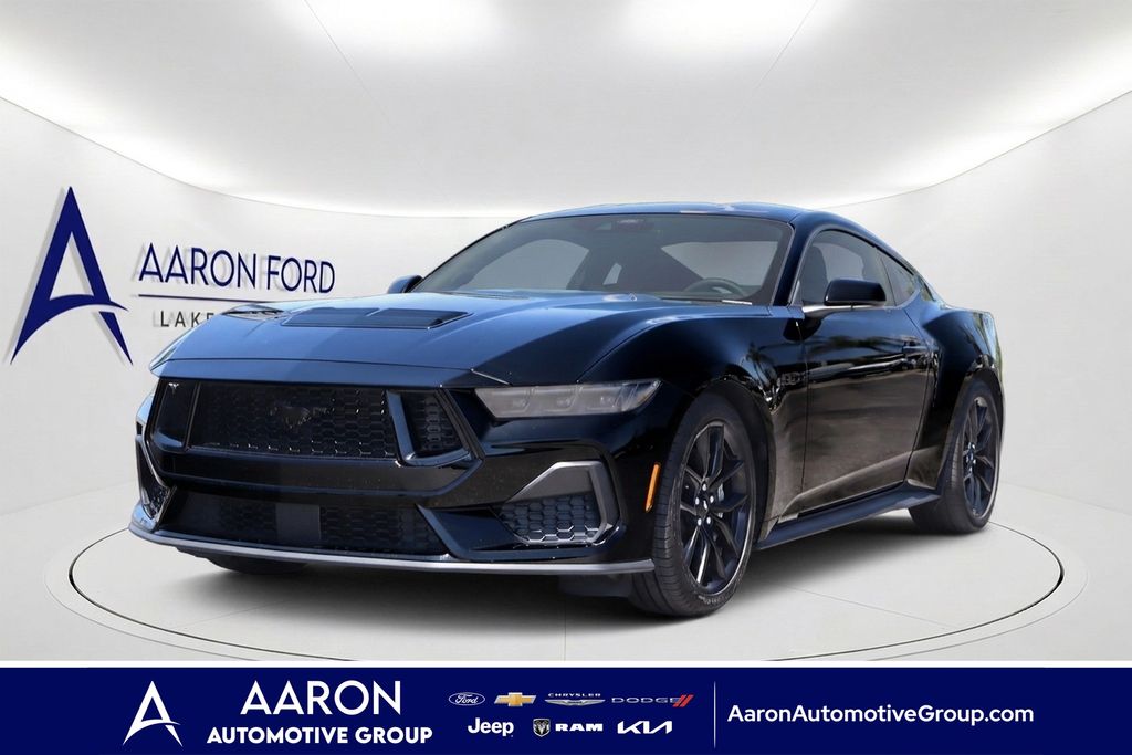 Shadow Black 2025 Ford Mustang Coupe Rear-Wheel Drive Automatic