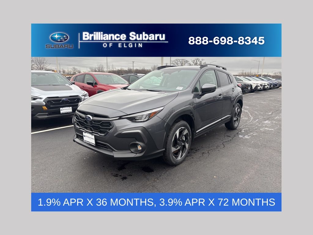 Crystal Black Silica 2026 Subaru Crosstrek Limited AWD SUV / Crossover All-Wheel Drive Continuously Variable Transmission