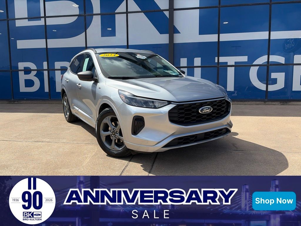 Silver Metallic 2024 Ford Escape SUV / Crossover Front-Wheel Drive 8-Speed Automatic