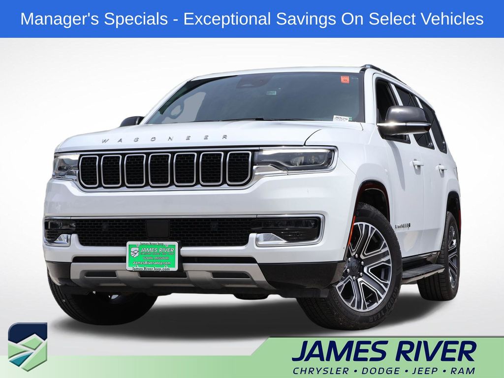 Bright White Clearcoat 2024 Jeep Wagoneer SUV / Crossover Four-Wheel Drive 8-Speed Automatic