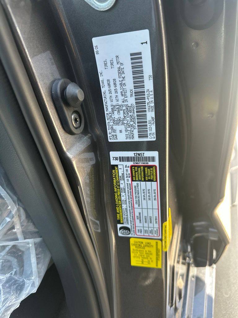 New 2026 Toyota Tundra Truck