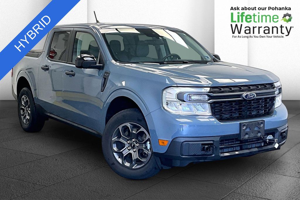 Gray 2024 Ford Maverick Pickup Truck Front-Wheel Drive Continuously Variable Transmission
