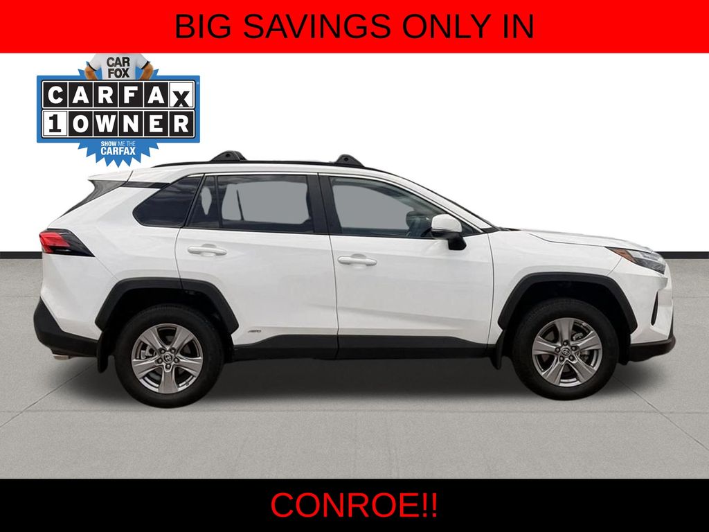 2024 Toyota RAV4 Hybrid LE White at Big Star Chrysler Jeep Dodge Ram 