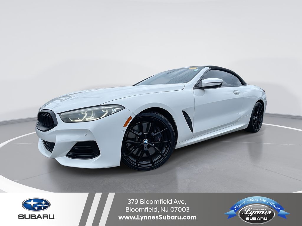 White Metallic 2023 BMW 8 Series Convertible Rear-Wheel Drive 8-Speed Automatic