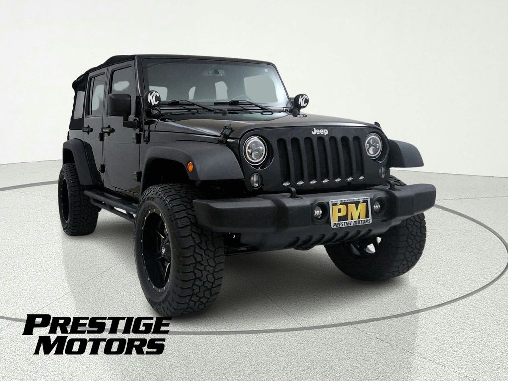 Black Clearcoat 2014 Jeep Wrangler SUV / Crossover Four-Wheel Drive 5-Speed Automatic
