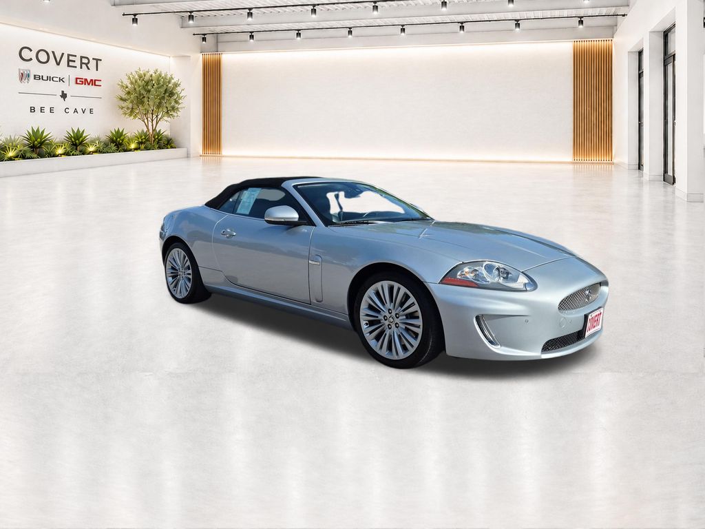 Liquid Silver 2010 Jaguar XK-Series Convertible Rear-Wheel Drive 6-Speed Automatic Overdrive