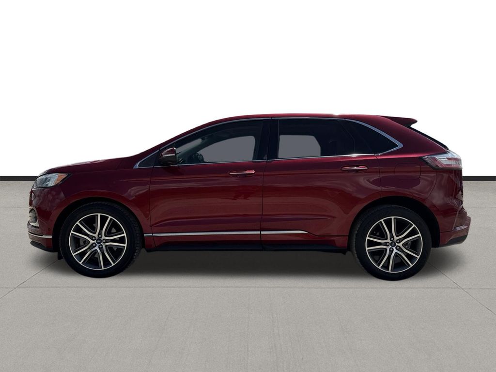 2019 Ford Edge Titanium Red at Community Kia