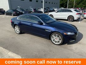 Blue 2017 Jaguar XF Sedan All-Wheel Drive 8-Speed Automatic