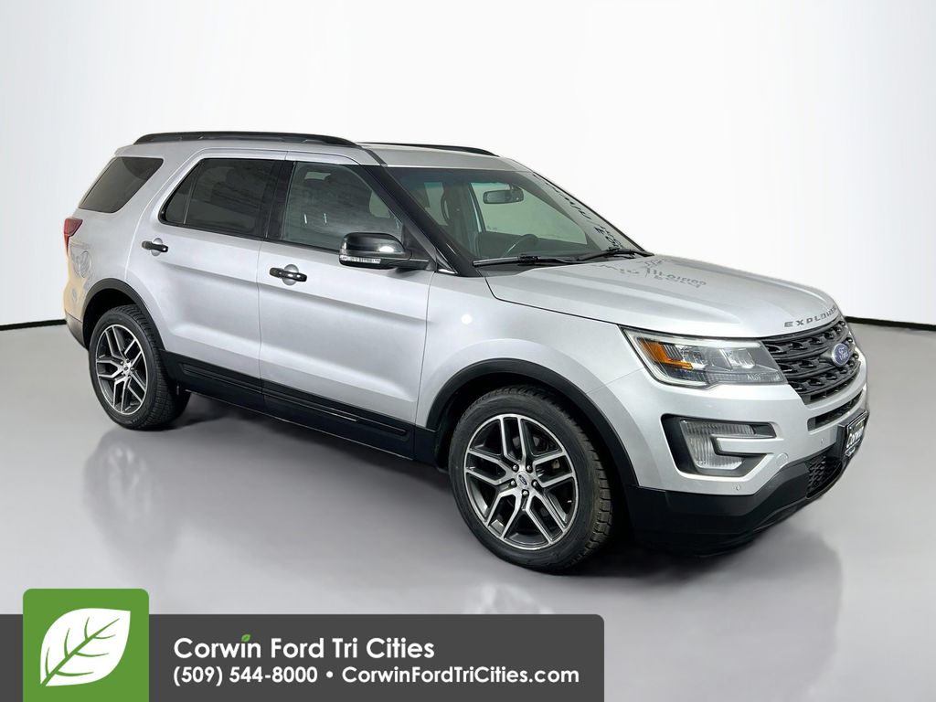 Ingot Silver Metallic 2017 Ford Explorer Sport AWD SUV / Crossover All-Wheel Drive 6-Speed Automatic