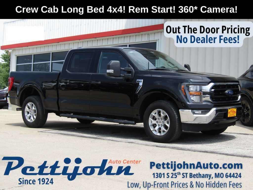 Black 2023 Ford F-150 Pickup Truck Four-Wheel Drive Automatic