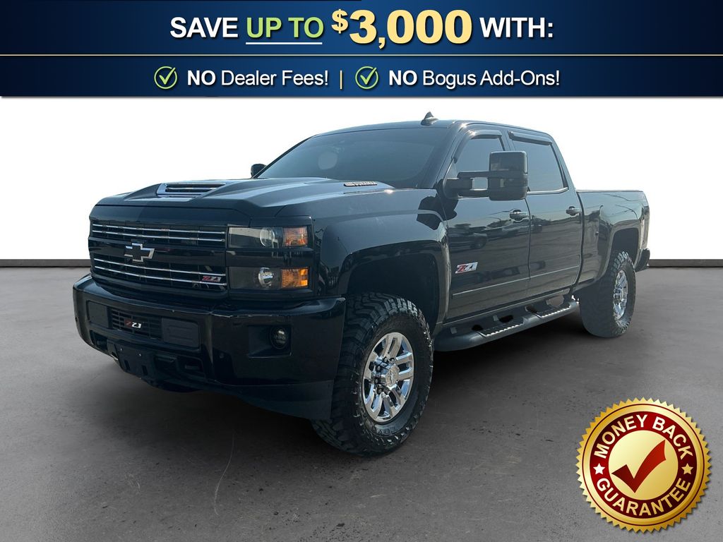 Black 2017 Chevrolet Silverado 3500HD Pickup Truck Four-Wheel Drive 6-Speed Automatic