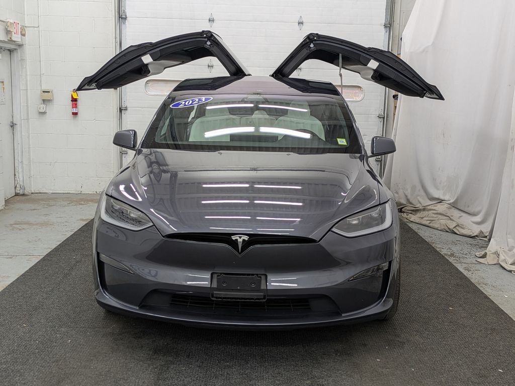 Stealth Gray 2023 Tesla Model X AWD SUV / Crossover All-Wheel Drive 1-Speed Automatic